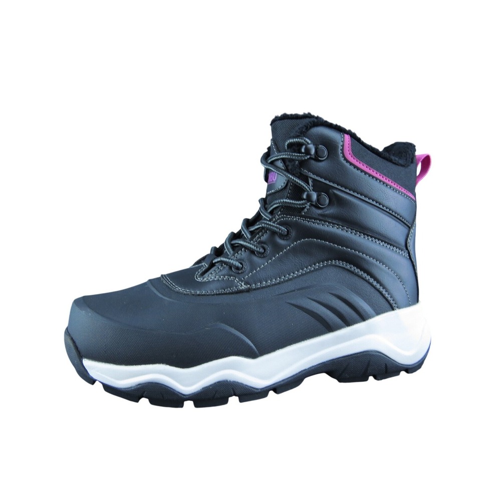 Khombu Riley Women Winter Snow Boots Size 7M Cold Weather Outdoor Black Pink